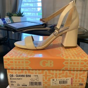 Wedding block heels